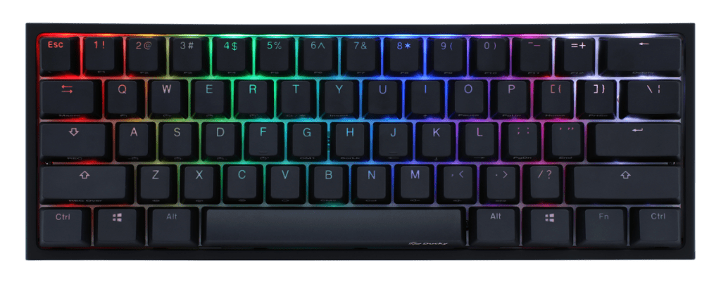 The Ducky One 2 Mini Gaming Keyboard is the best keyboard for gaming