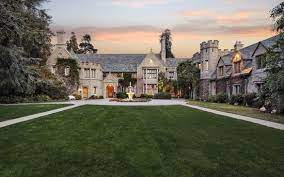 The Playboy Mansion in Los Angeles's Holmby Hills Neighborhood